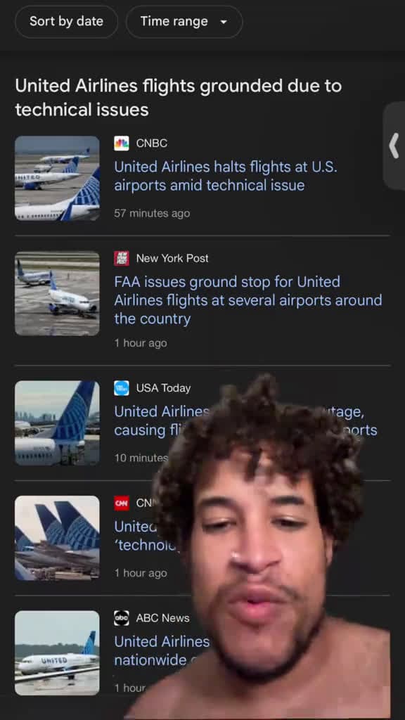 cover for Is everything with 'United' a disaster? Major flight delays after United Airlines tech meltdown! #UnitedAirlines #TravelChaos #BreakingNews ✈️