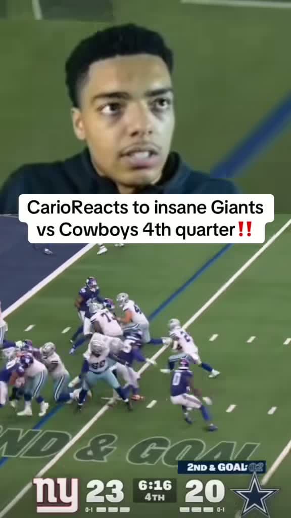 cover for No way, Giants! What a crazy twist! 😱 #NFL #Giants #Cowboys