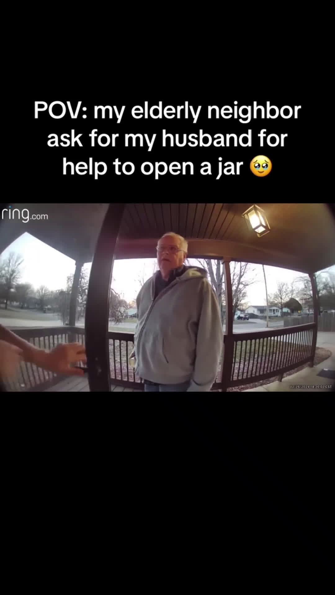 cover for Help The Elder Neighbors ! 😊 #ring #elder #help #helping #neighbors #usa #us #cctv #elders #shorts #bodycam 