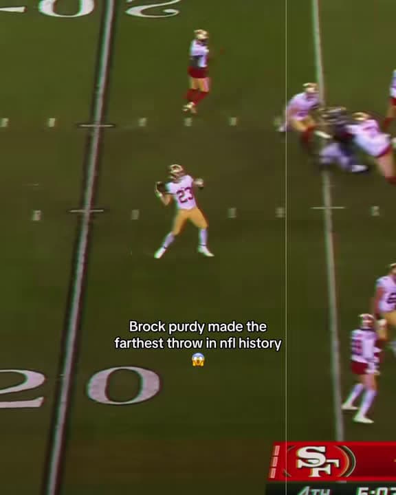 cover for Watch an average Brock Purdy throw in action! 🏈 #BrockPurdy #49ers #NFL