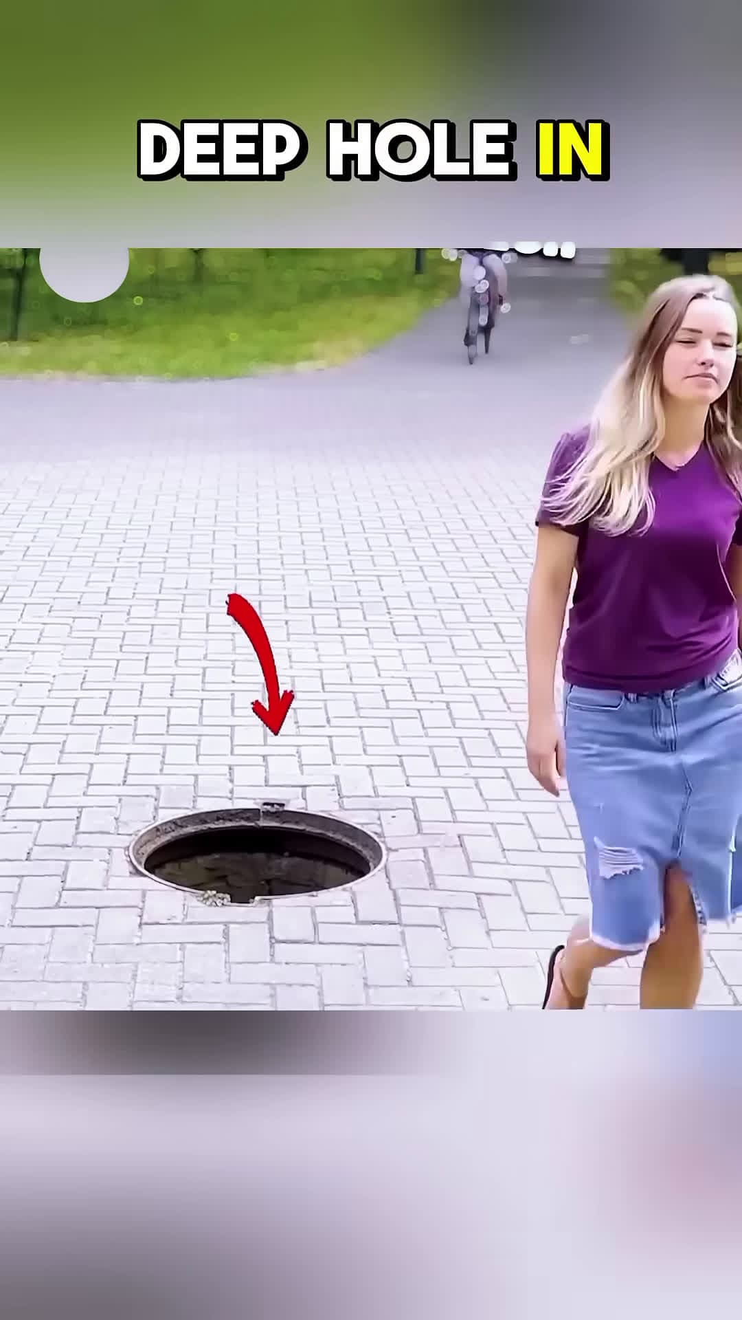 cover for Girls Quick Thinking Saves the Day Road Hazard Warning HeroicAct RoadSafety shorts StaySafe