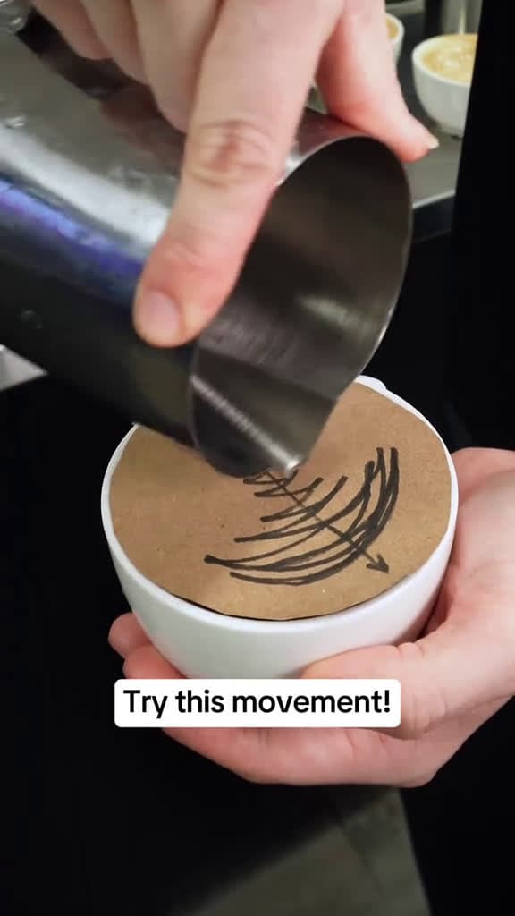 cover for Master the perfect rosetta with us! ☕✨ #latteart #baristalife #coffee