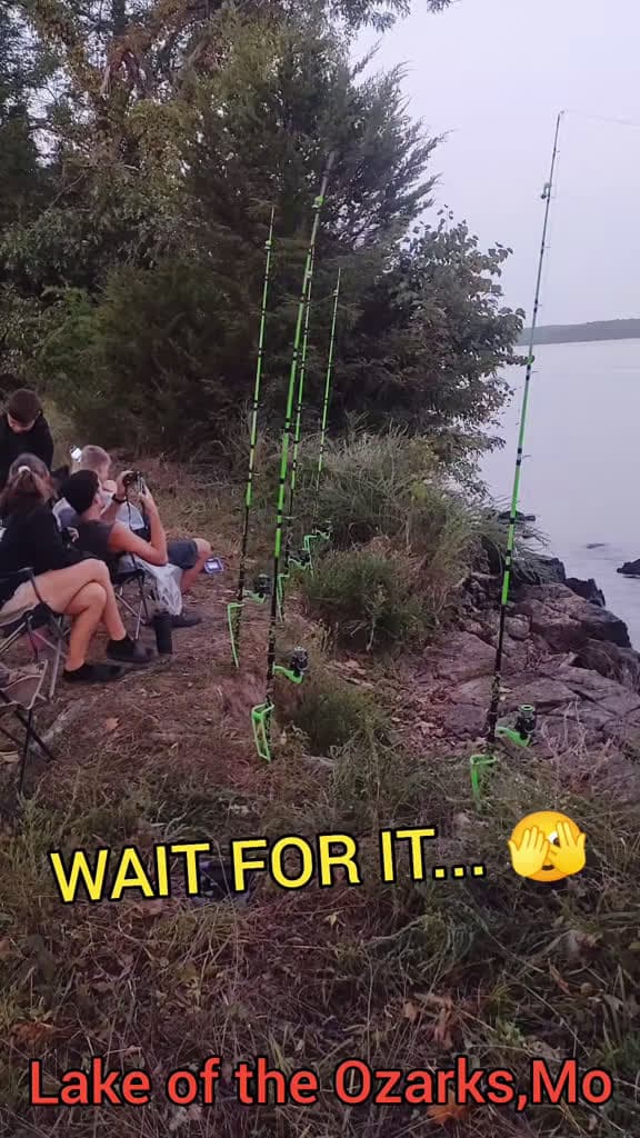 cover for Takedown Rod Holder faces the ultimate test at Lake of the Ozarks! 🎣 #FishingGear #Catfish #LakeLife