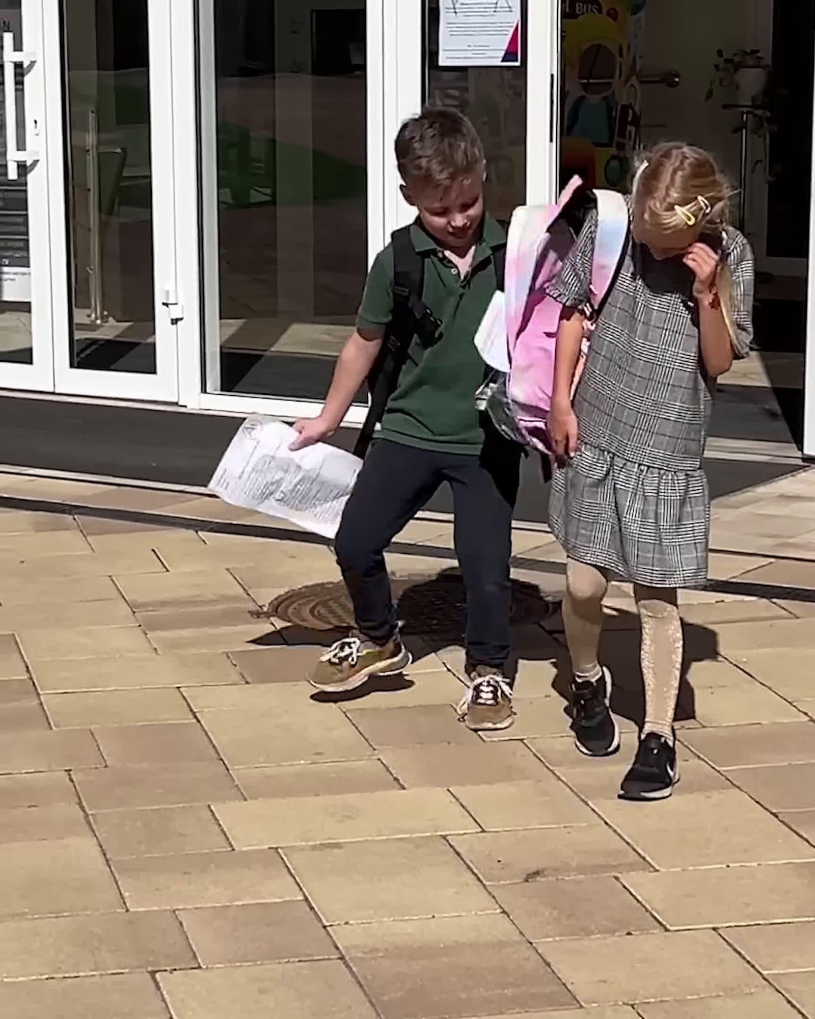 cover for Little bot changes girls exam paper