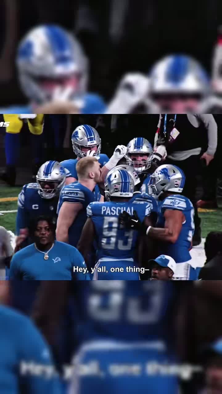 cover for 32 years without a playoff win—until Aidan Hutchinson sparked the Lions to victory against the Rams! 🦁 #AidanHutchinson #DetroitLions #NFLPlayoffs #OnePride