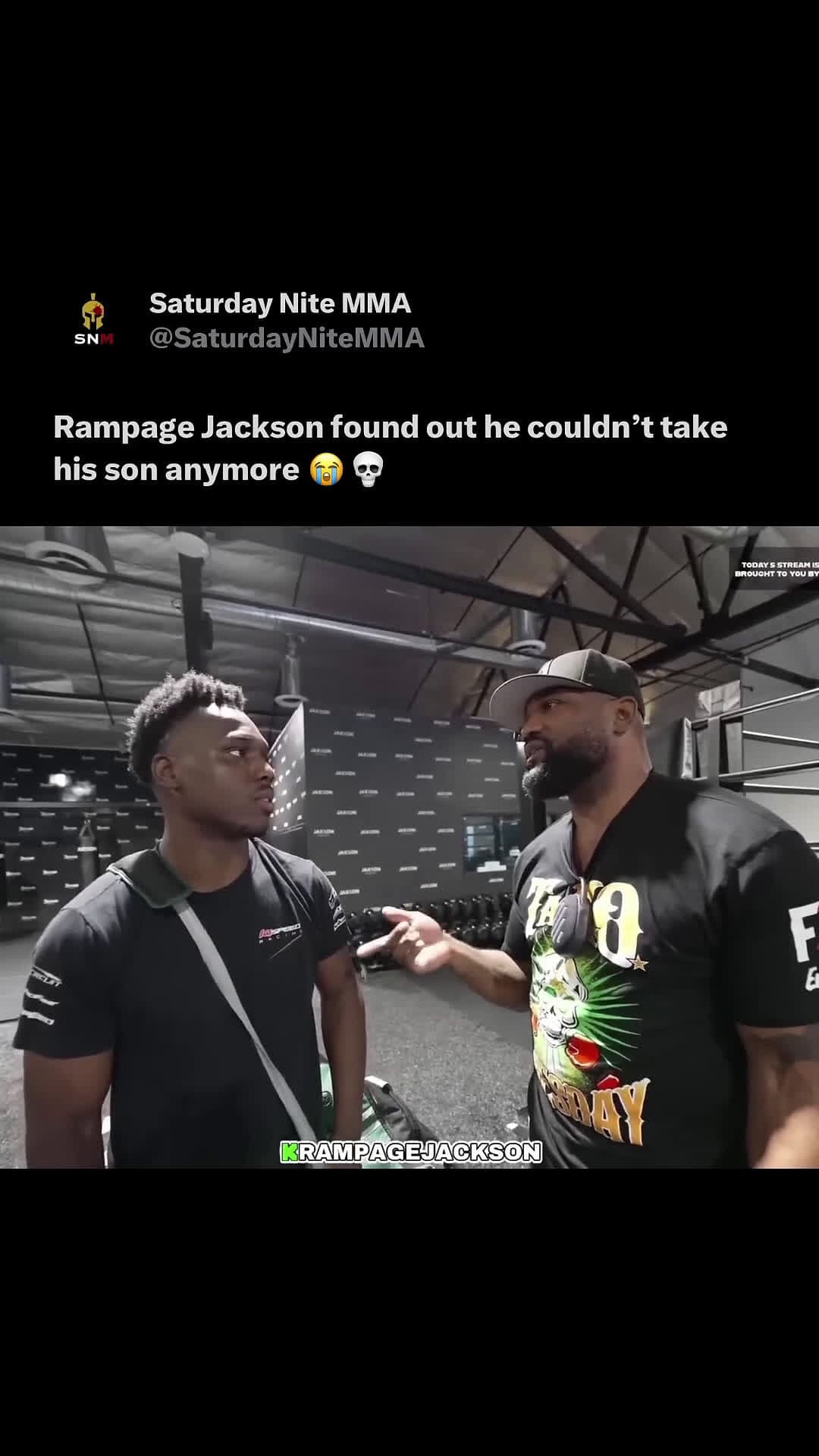cover for Rampage jr is a TANK 😭•#ufc #mma #rampagejackson #fightcam 