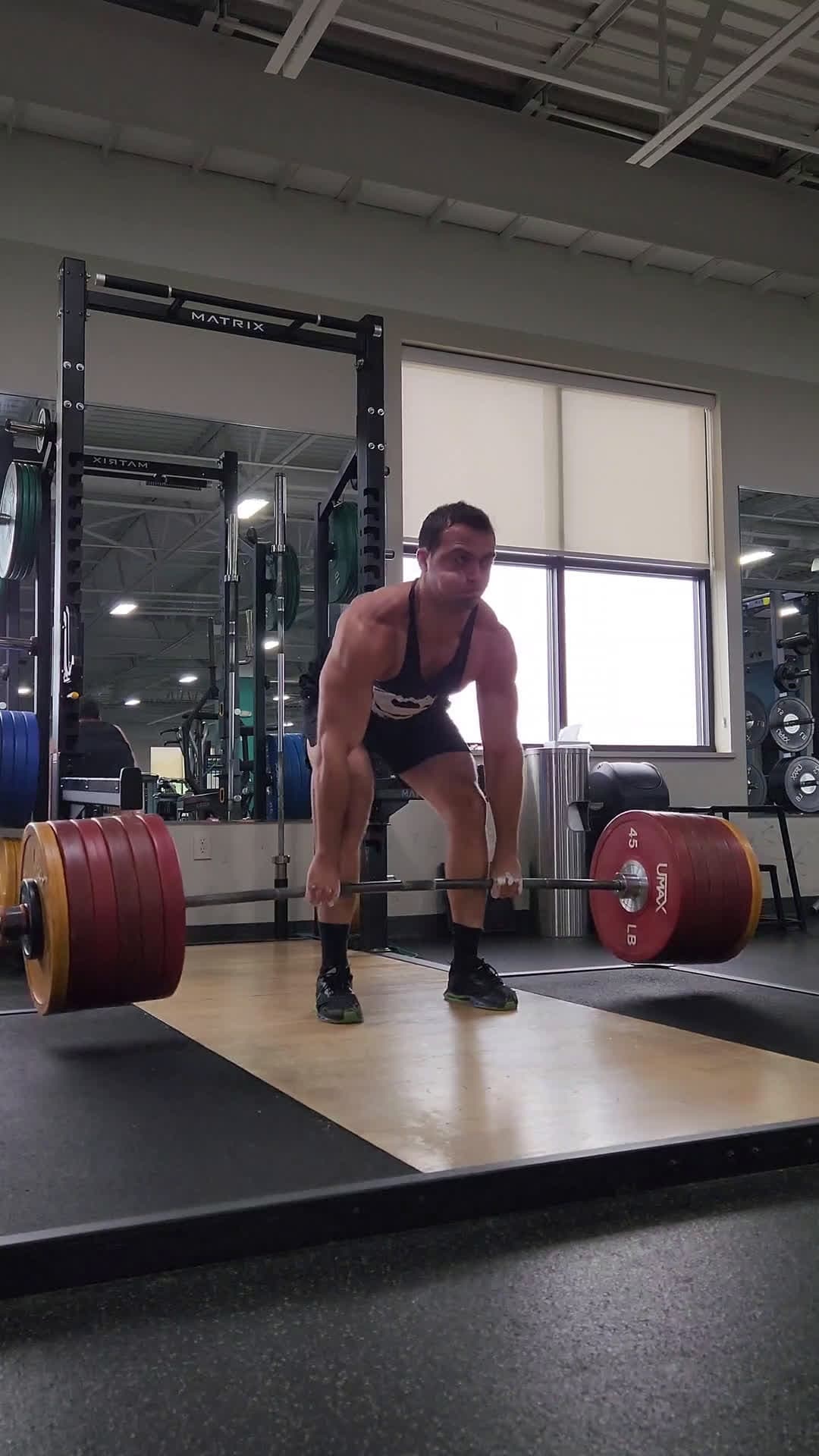 cover for 555 LB Deadlift x3 Rep Beltless 💪 #Powerlifting #Deadlift #Strength