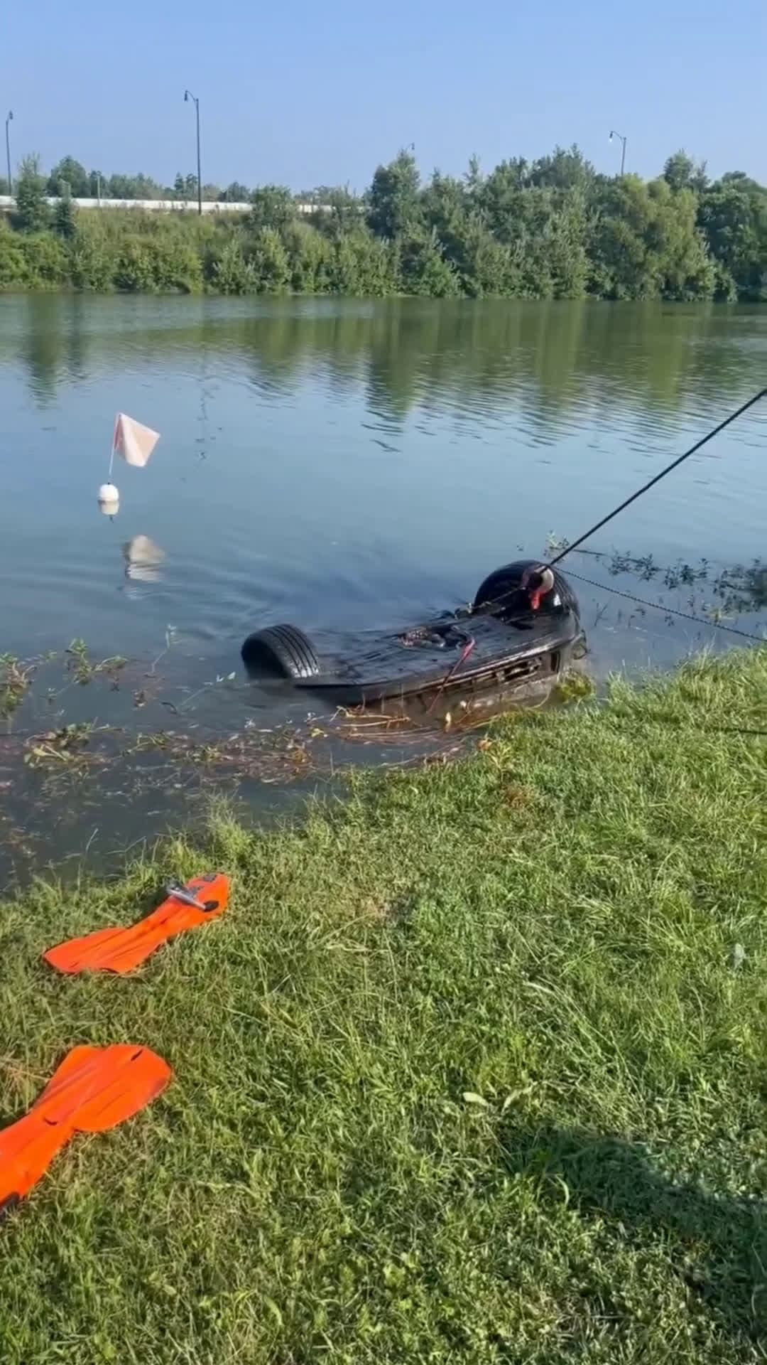 cover for Car found 10 feet underwater 😳