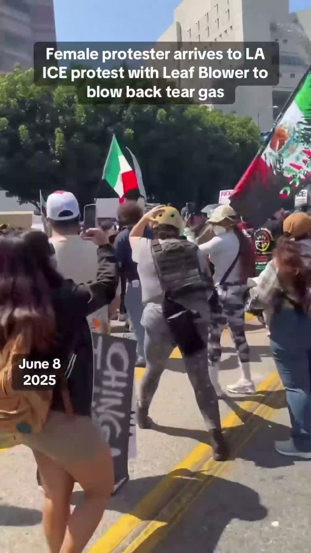 cover for #ICEDetainStudents LA ICE protest at Metro Detention Cener.