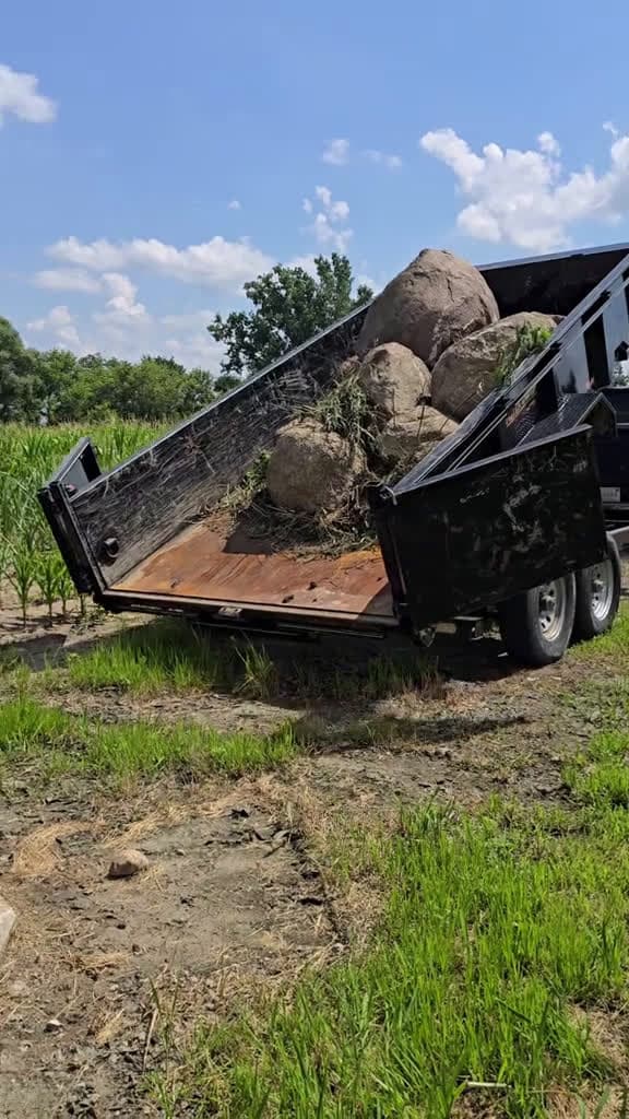 cover for Those are some nice looking rocks. #GarnoHomestead #rocks #farm #dumptrailer #farmlife @Garno Homestead LLC  created by Garno Homestead LLC with ROKKA’s Offroading