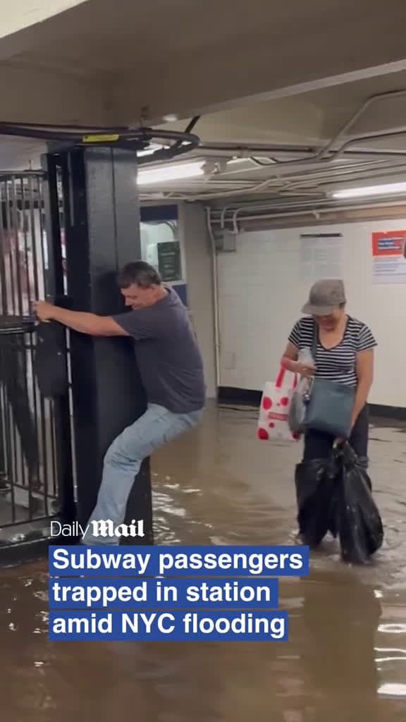 cover for State of emergencies have been declared in New York and New Jersey as at least 1,170 flights are canceled at eight major airports. In New York City, rainwater flowed into subway stations, forcing passengers to wade through floo...