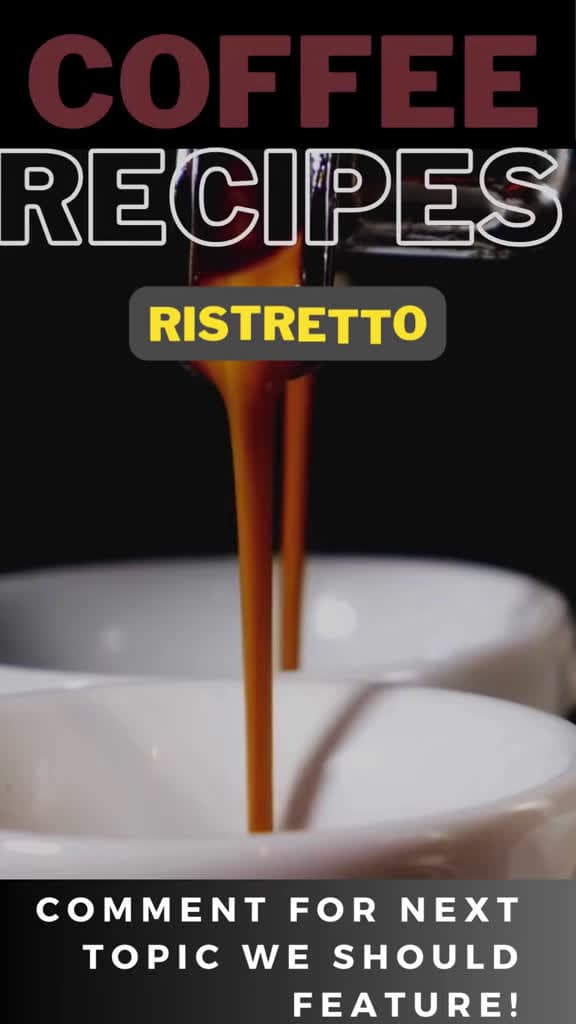 cover for How to make the perfect Ristretto at home! ☕️ Try this rich coffee recipe and let us know your twist! #coffeelover #ristretto #espresso