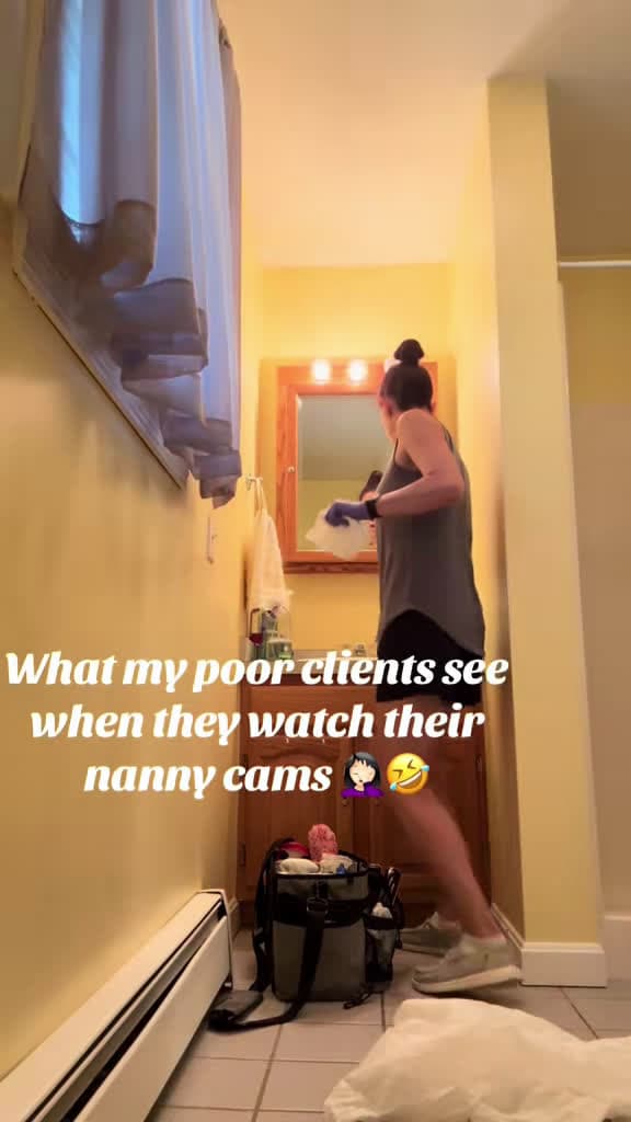 cover for That cleaning day just went from spotless to spooky 😱 #workhumor #housecleaner #cleaning