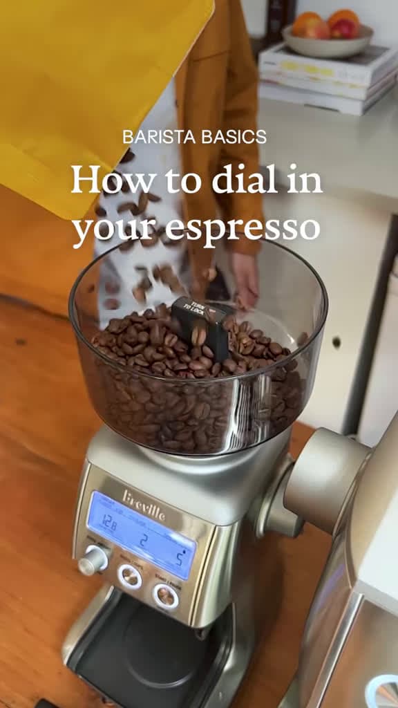 cover for Dial in your espresso like a pro—watch the shot go from sour to sweet! ☕ #Espresso #DialIn #HomeCafe #Barista