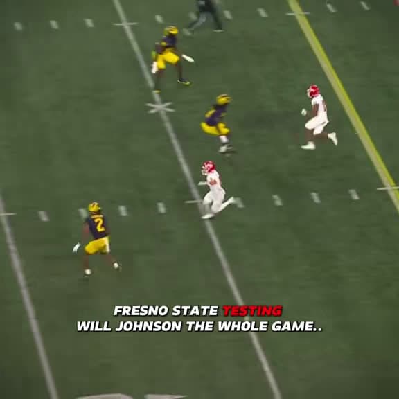 cover for Will Johnson delivers payback against Fresno State after they pushed him too far 🔥 #CFB #CollegeFootball #WillJohnson #FresnoState #Payback