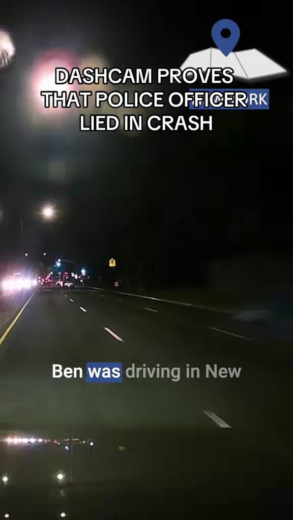 cover for New dashcam footage appears to contradict the officer's account in a crash — what really happened? 😮 #Dashcam #Crash #Police #Justice #FYP