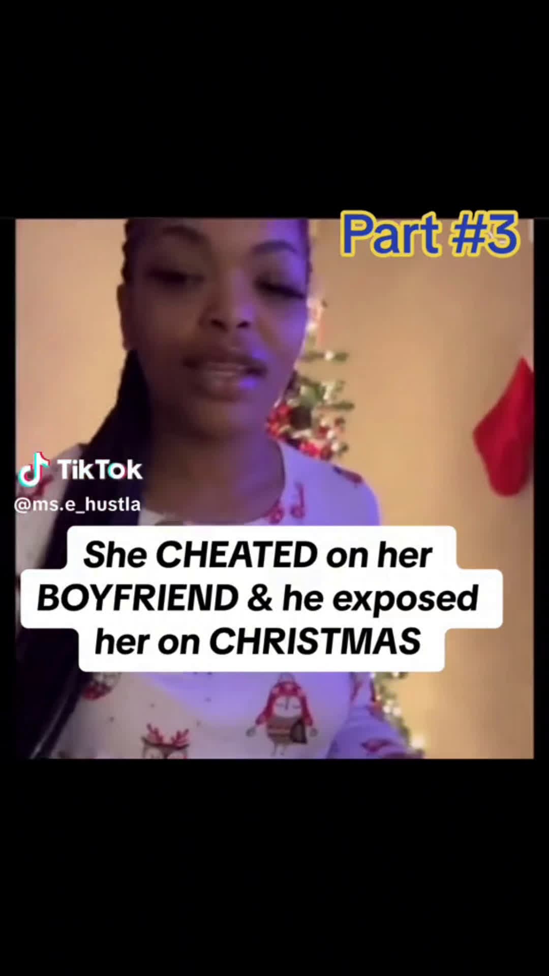 cover for He caught his girl cheating so he exposed her on Christmas pt3 (final).  #cheating  #caughtoncamera  #foryou  #viral  #scoopz 