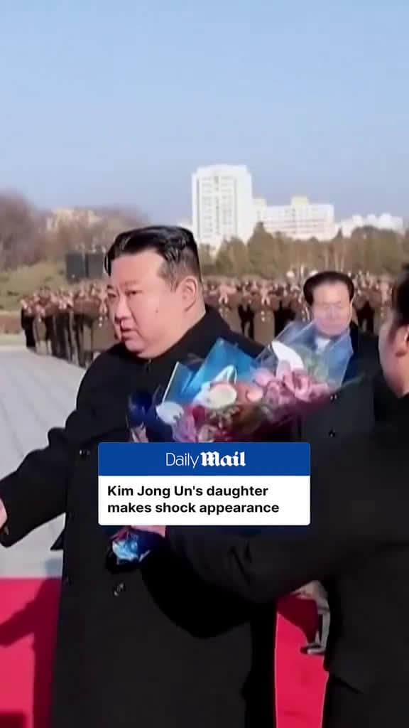 cover for Kim Jong Un's daughter made a shock appearance alongside her father in Beijing, sparking rumors that she is being groomed to take over the regime. Kim and his daughter Kim Ju Ae arrived in the Chinese capital to attend the 'Vic...