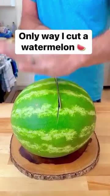 cover for Best way to slice a watermelon 🍉 #waterm