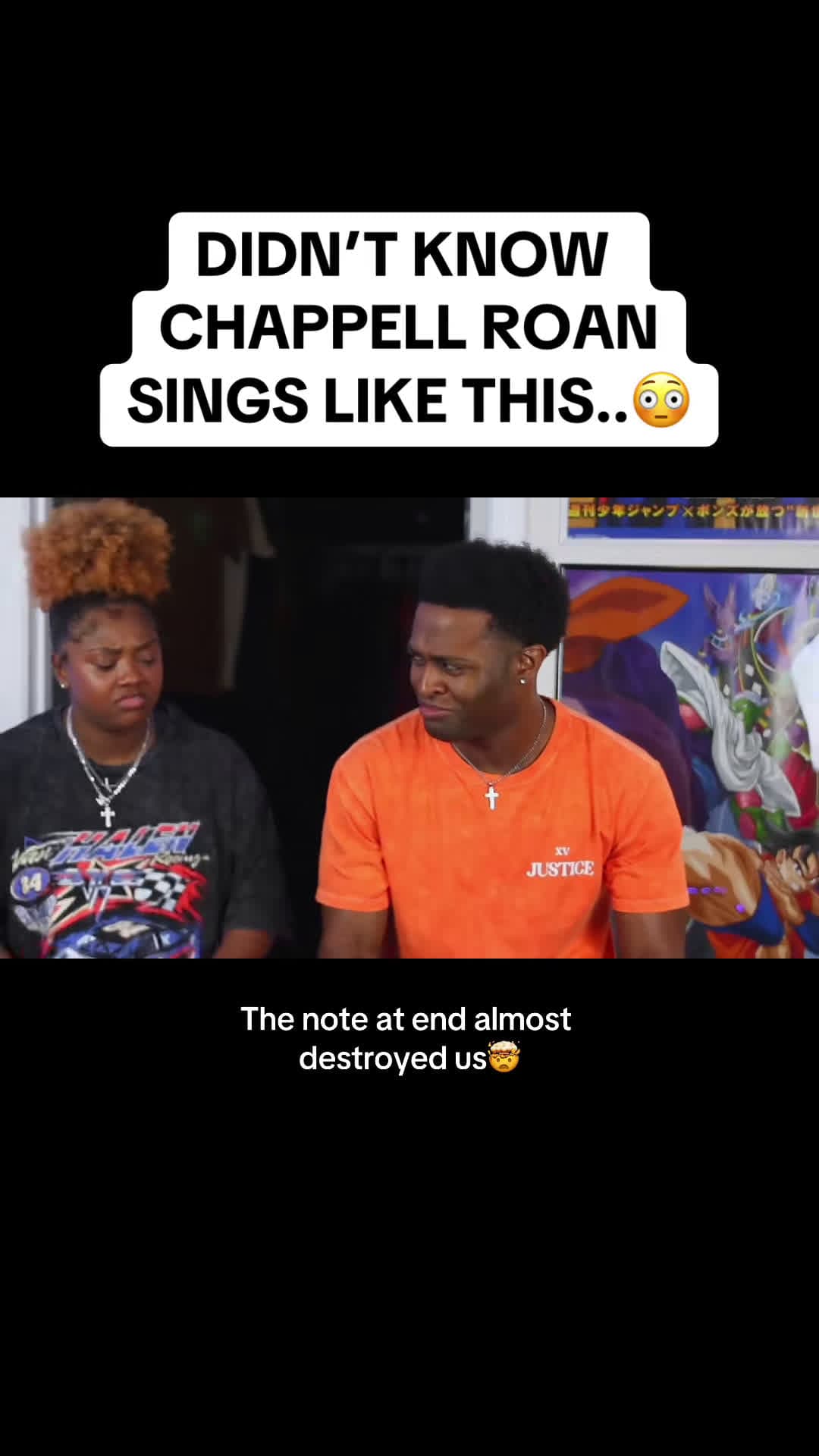 cover for First Time listening to @chappell roan .. and OMG😨.. we were not expecting a VOICE LIKE THAT.. She’s f’n incredibleee🤯🔥 should we react to her again⁉️👀 #chappellroan #sabrinacarpenter #taylorswift #hozier #songwriter #reaction #goodluckbabe #sing #music #pop #album #vintage