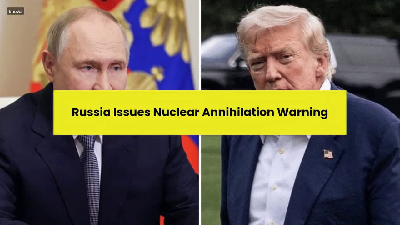 cover for Russia has issued a bold warning after Secretary of State Marco Rubio claimed Donald Trump is “losing patience” with Vladimir Putin. Click the link in bio for details. (📸: GETTY IMAGES)