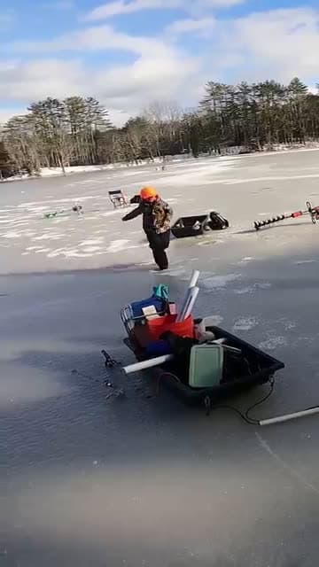 cover for Its the LITTLE moments that are the BIGGEST icefishing son fishing fish outdoors fyp