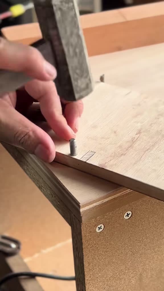 cover for Built possibly the first-ever swing-type box joint jig! 🛠️ #woodworking #DIY #jig #woodworkingtips