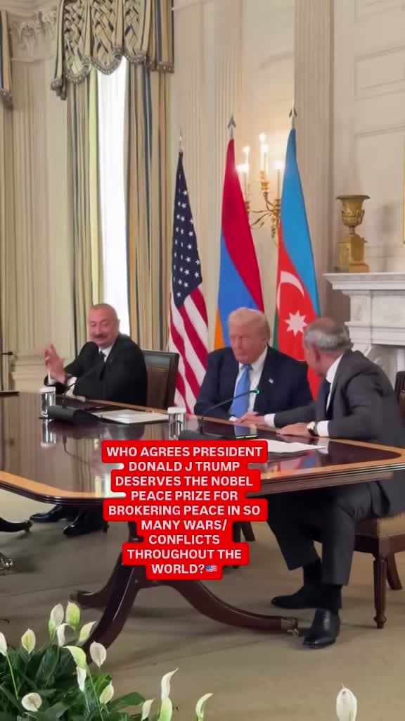 cover for Historic White House moment: Armenia and Azerbaijan sign peace with Trump mediating. Could this launch the Trump Route for international peace and prosperity? 🇦🇲🇦🇿 #PeaceInTheCaucasus #Armenia #Azerbaijan #Trump #WhiteHouse