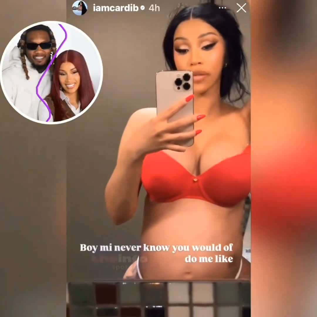 cover for Cardi B shows off her baby bump from Stefon Diggs & shades Offset🤰🏽😳 #fyp #foryoupage #crazy #world #foryourpage #explore #fight #funny #fightcam #viral #hood #explorepage #ko
