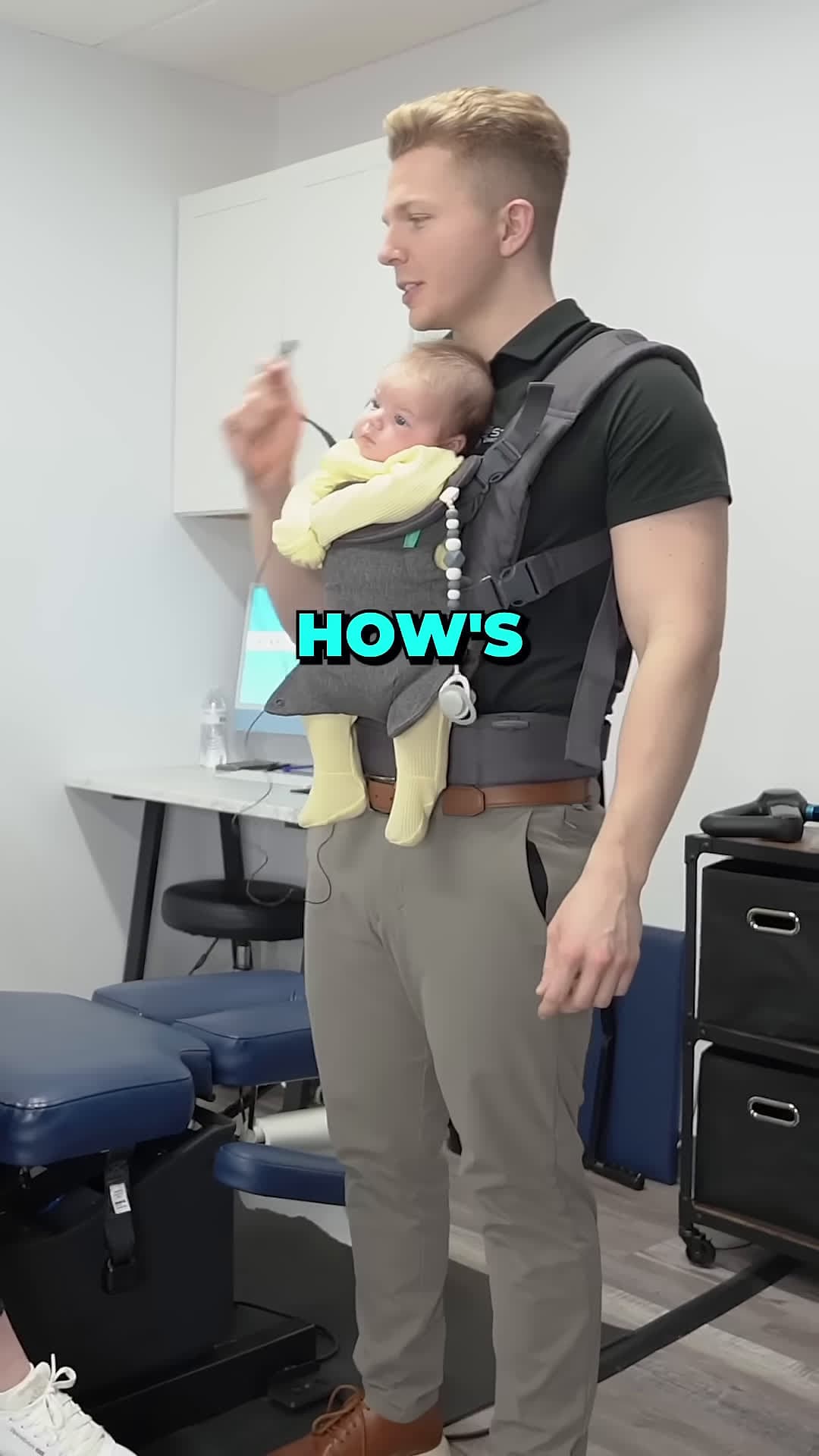 cover for Wear Your Baby To Work Day neckpain chiropractor headaches backpain