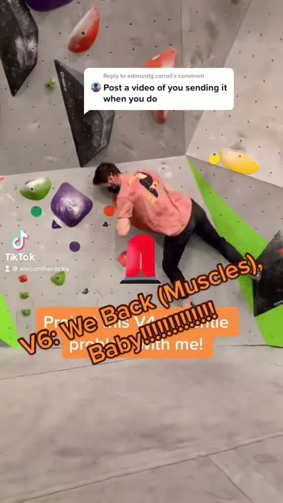 cover for Just sent this one off right before the reset! 🔥 #bouldering #climbing #Colorado #rockclimbing