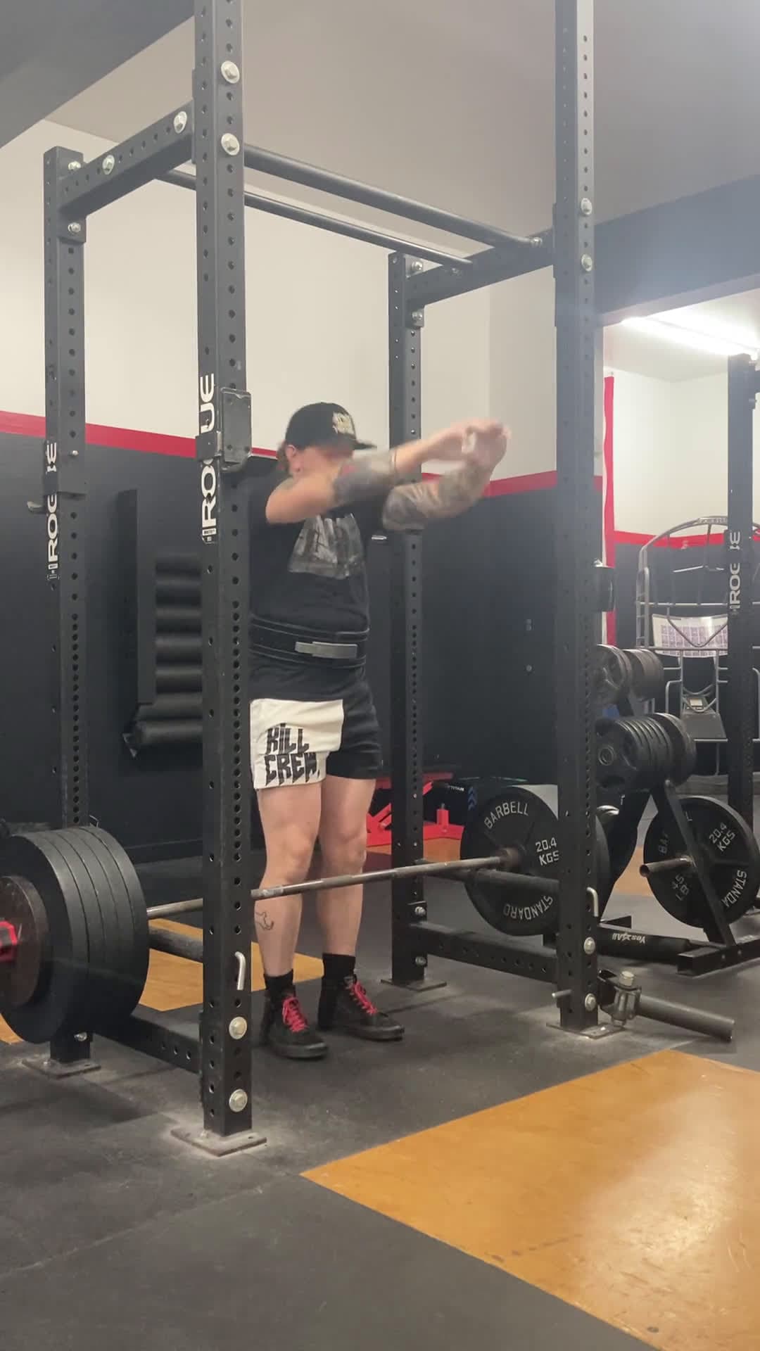 cover for 545lbs smooth single ✅ Almost hit 600lbs but down 20lbs bodyweight. We’ll get there! 💪 #Powerlifting #PR #StrengthGoals