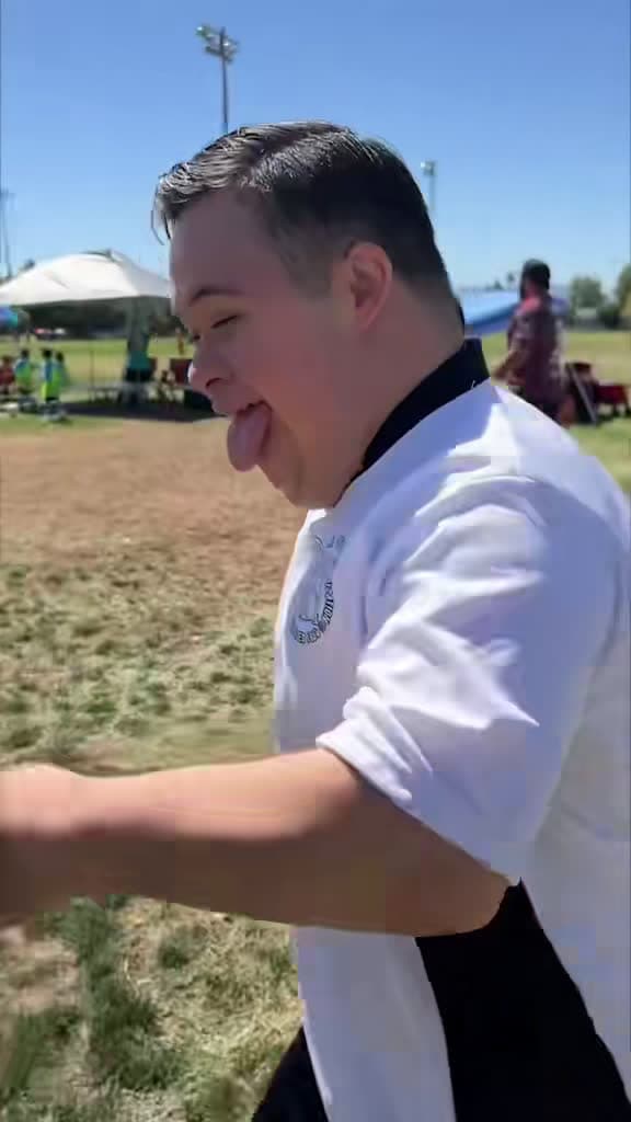 cover for Zach’s first soccer game 💛 #wholesome #brotherlove #downsyndrome #family #staygold #soccer