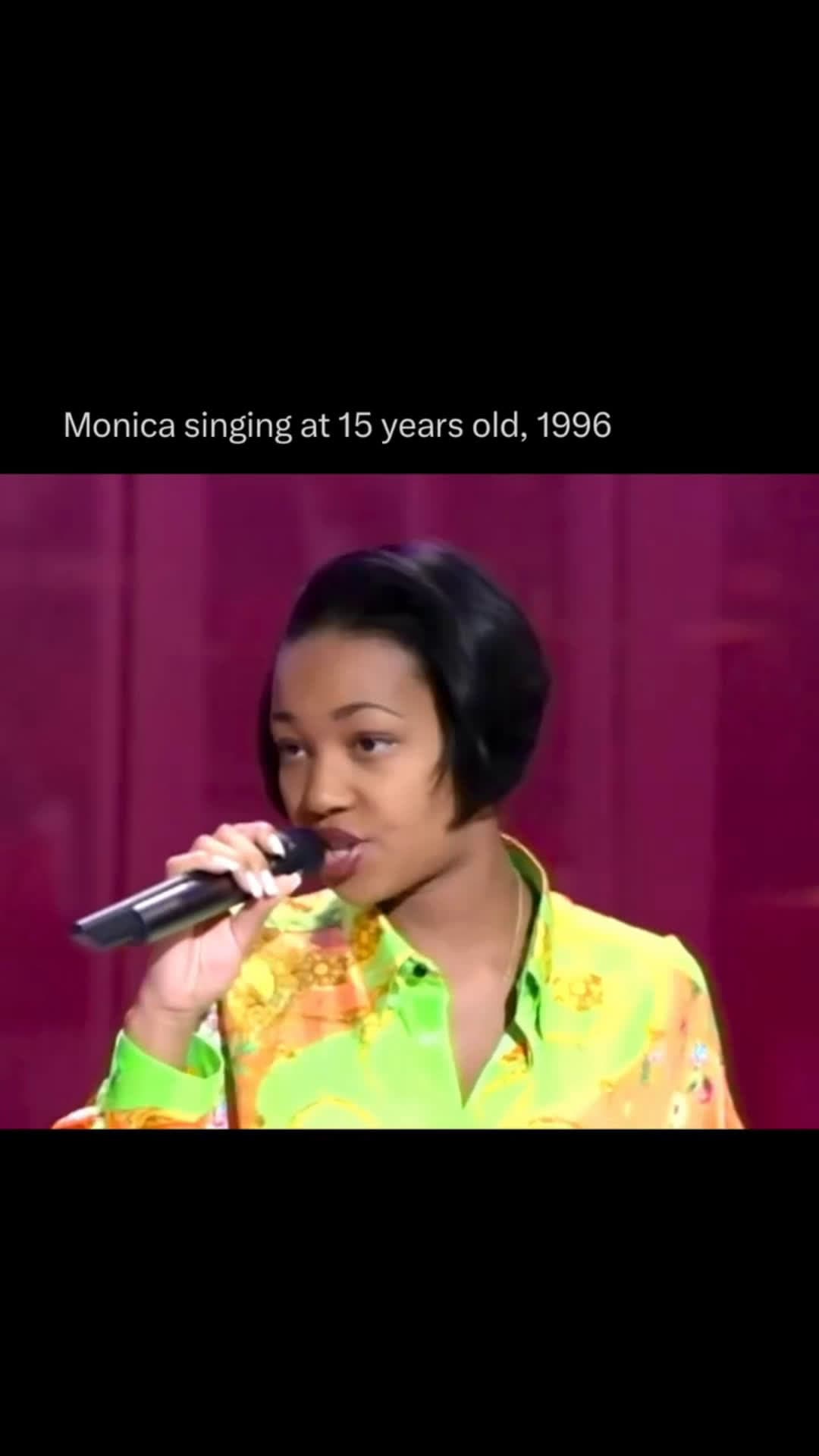 cover for Monica singing at 15 years old, 1996 👏🔥 #fyp #foryoupage #crazy #world #foryourpage #explore #fight #funny #fightcam #viral #hood #explorepage #ko