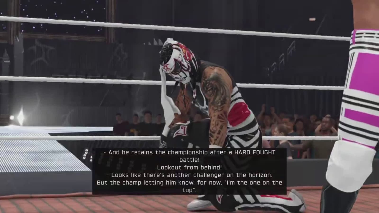 cover for KTE IC Champion Dae Jamison And Penta Staredown #wwe2k25  #wwe  #wwenxt  #aew  #wrestling 