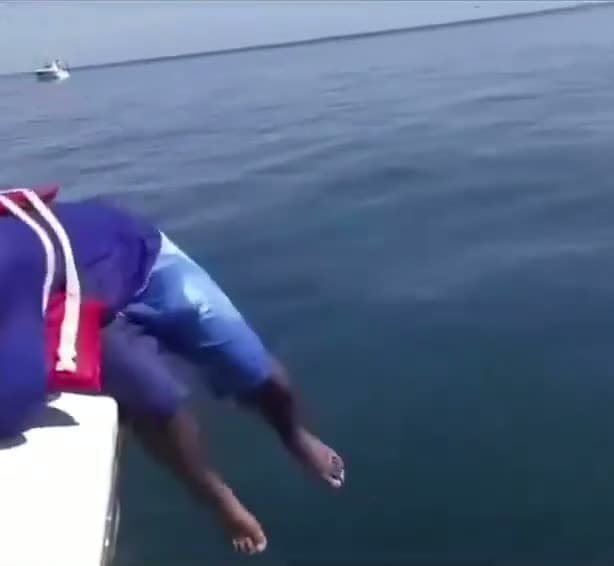 cover for This Man is never touching foot in the water again 😂
