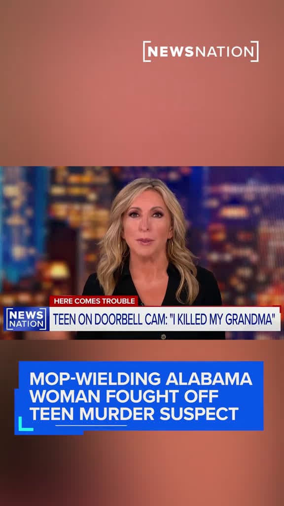 cover for A mop-wielding Alabama woman fought off a teenager who ran onto her porch after allegedly bludgeoning her own grandmother to death. Cheryl Edwards recounts her violent encounter to @LauraIngle. created by NewsNation with NewsNa...