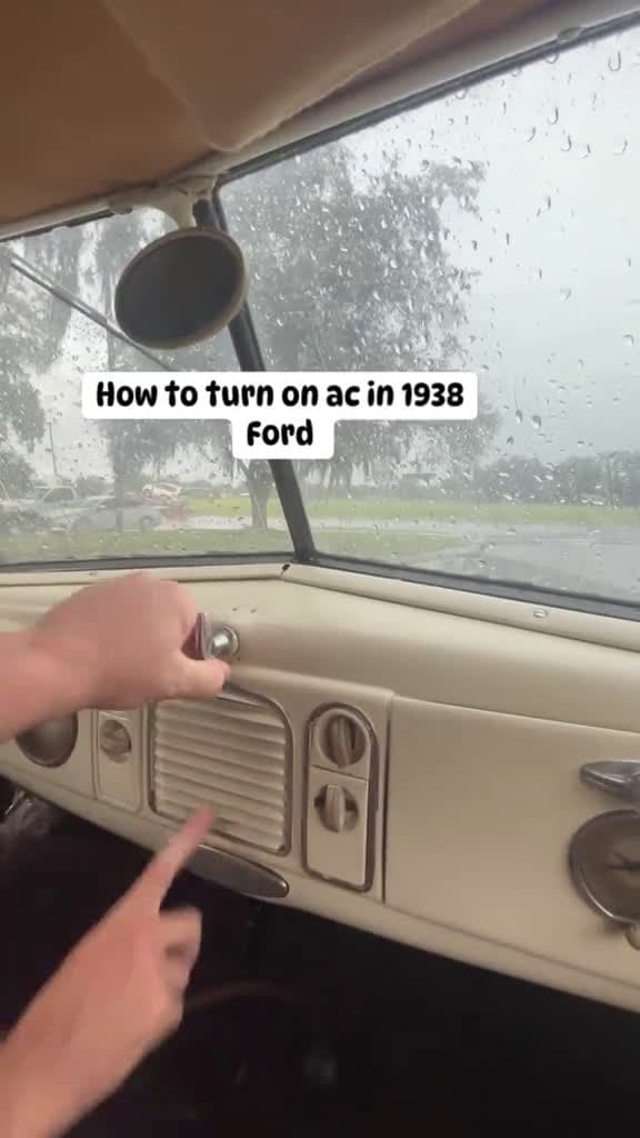 cover for How to turn on Air conditioning in 1938 ford
