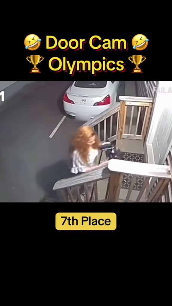 cover for Door Cam Olympics: The ultimate doorstep showdown 😂🏆 #DoorbellFails #DoorCam #DoorbellCam #FailOfTheDay