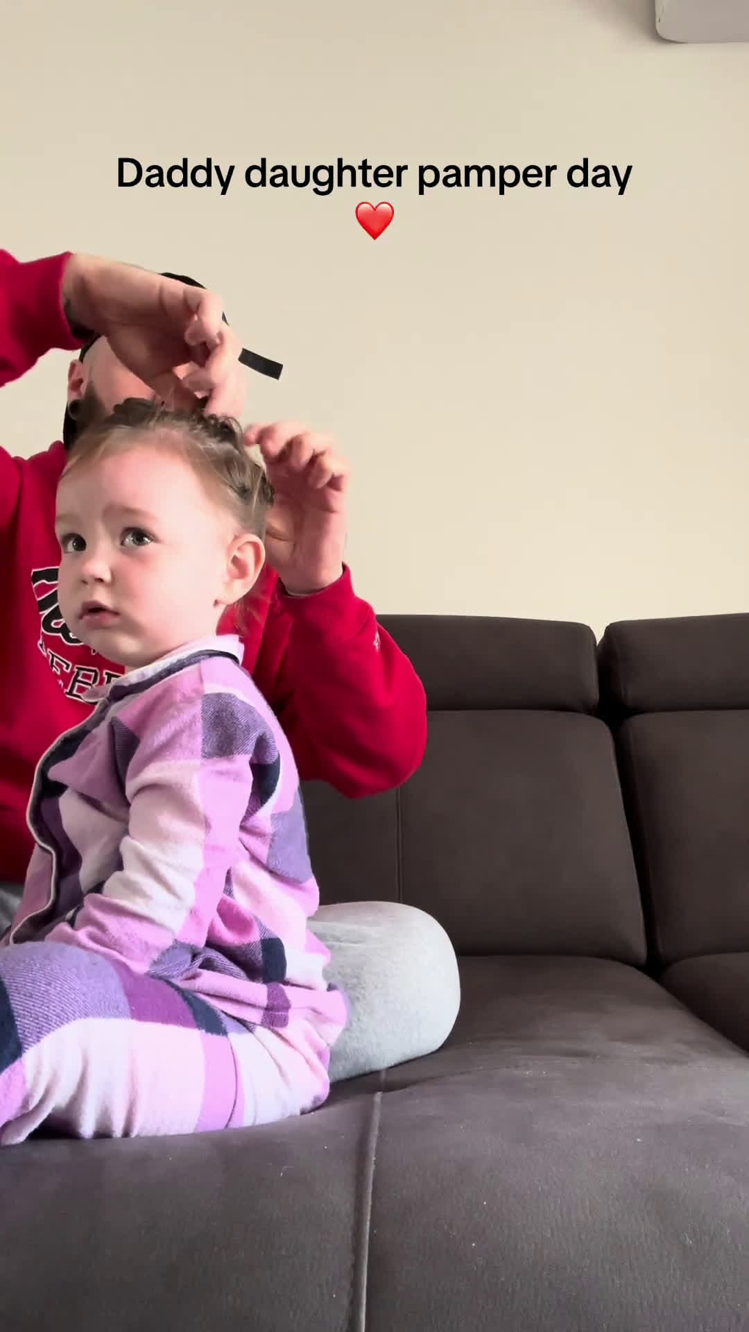 cover for Dad and toddler daughter have the most adorable spa day together
