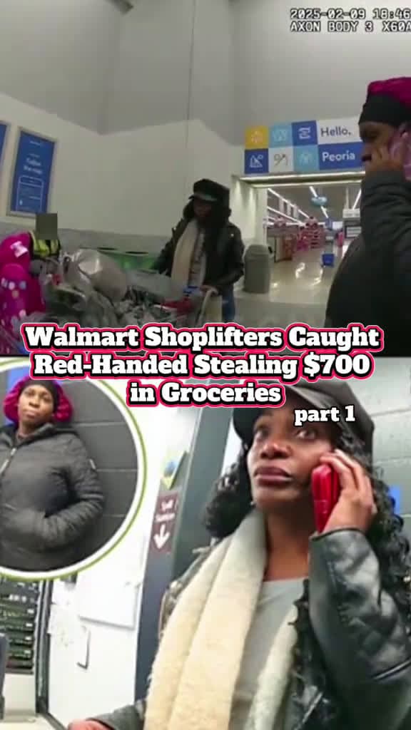 cover for Footage from a Walmart shoplifting call on February 9, 2025 shows the moments after officers arrive 👮 #bodycam #police #shoplifting #Walmart #fyp