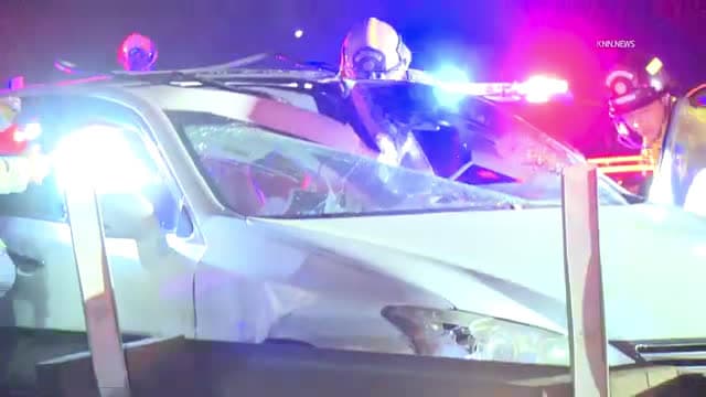 cover for Driver Killed After Tire Crashes Into Windshield on 60 Freeway in Pomona