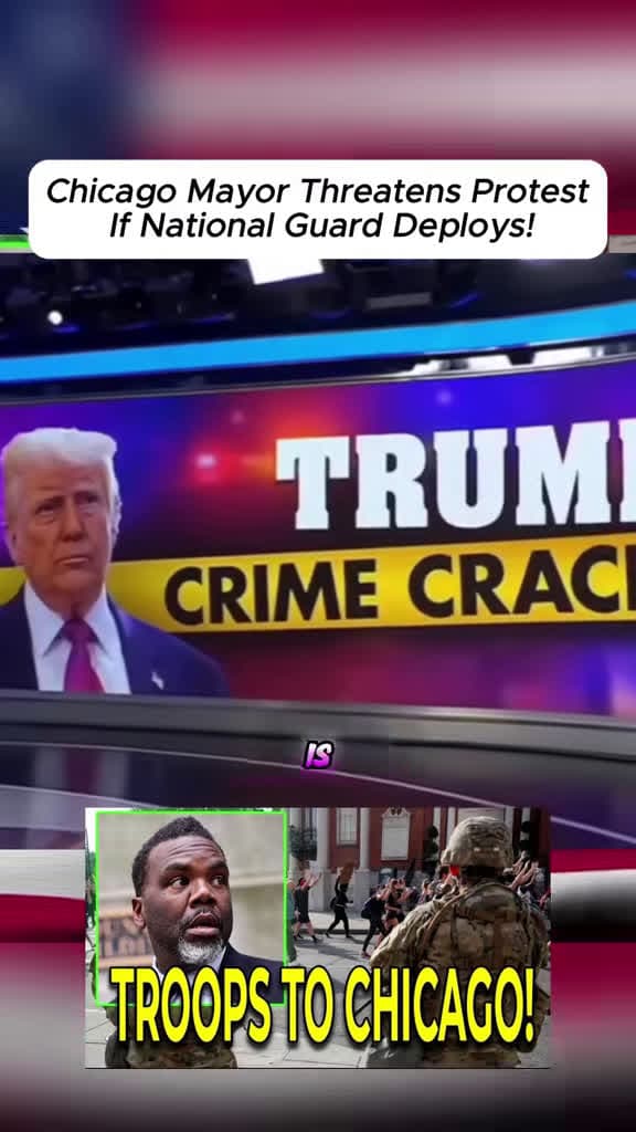 cover for Chicago mayor pushes back hard against National Guard deployment plans from the Trump administration! 🚨 #Chicago #NationalGuard #Trump #News