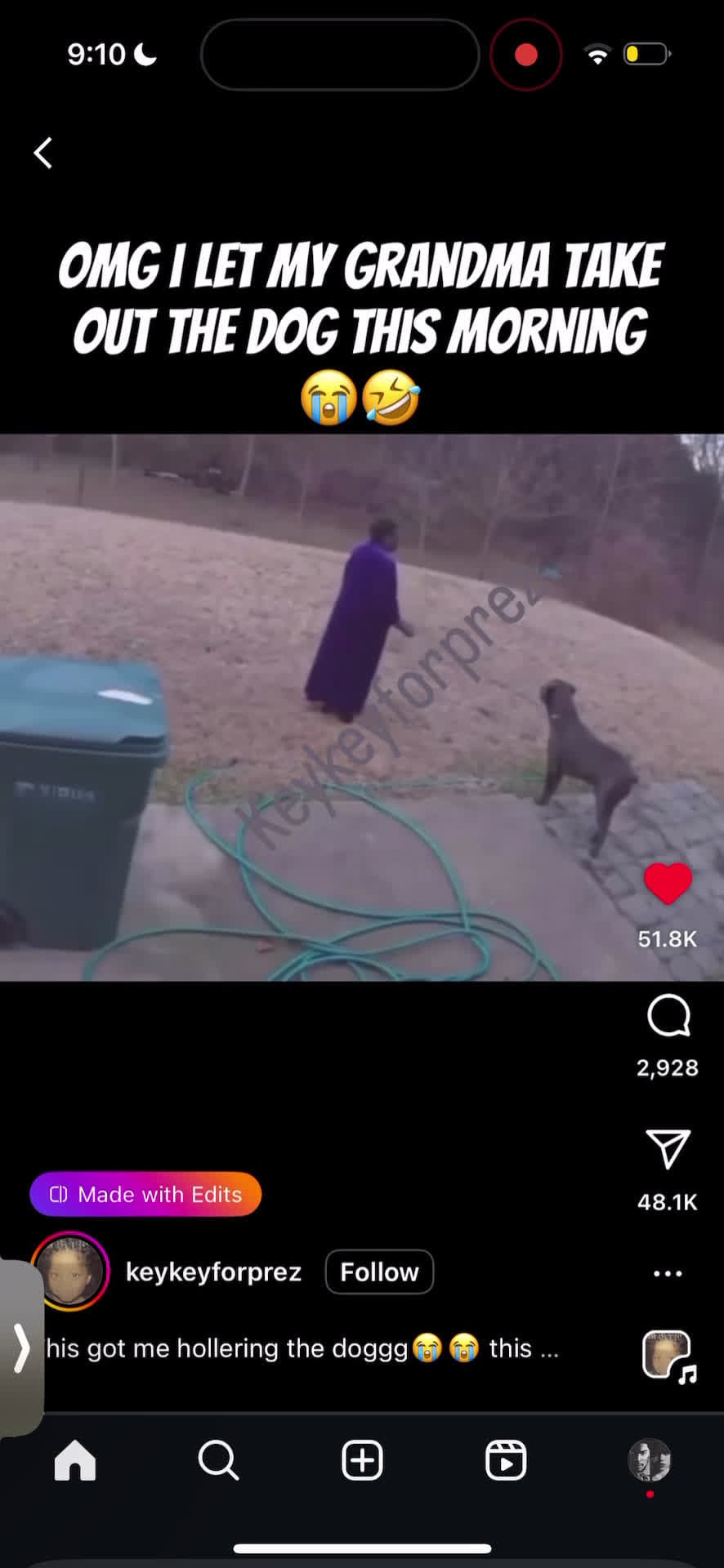 cover for Granny wasnt feeling it anymore 😂