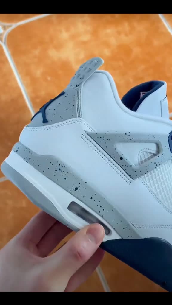 cover for Unboxing & On Feet: Jordan 4 Midnight Navy 🔥 #Jordan4 #Nike #SneakerReview