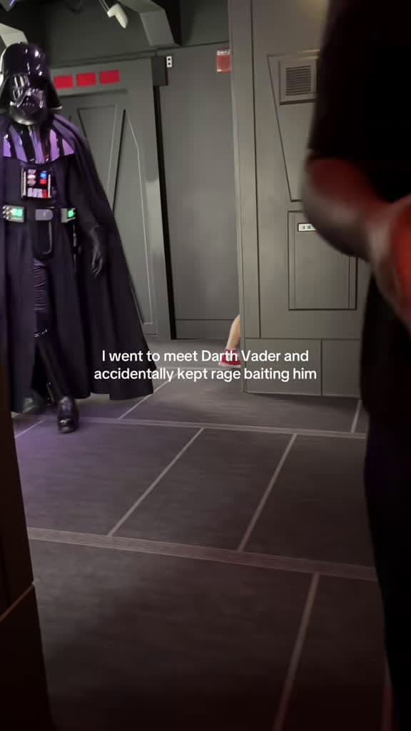 cover for When Darth Vader leaves you speechless at Disney World! 🤯 #DarthVader #StarWarsMagic #DisneyAdventures