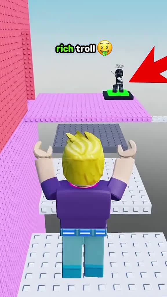 cover for Rich troll karma in roblox 01950 #shortvideosscoopz