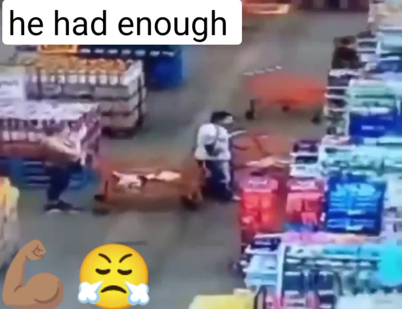 cover for she was bumping him so he clapped back  #publicfreakout  #homedepotcrashout  #crashout  #fight 