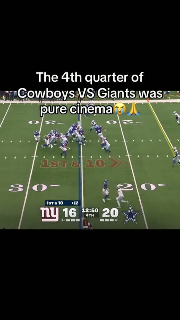 cover for This NFL season is already off the charts! 🙌 #NFL #DallasCowboys #NYGiants #FootballVibes