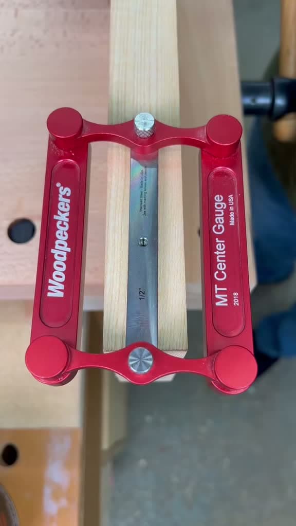 cover for 🚨 The MT Center Gauge is back for perfect center marking every time! Precision layout made simple with stainless steel bars in both inch and metric sizes. #woodworking #tools #joinery #woodwork #craftsmanship